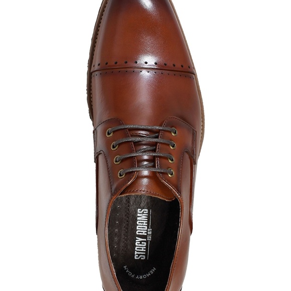 Stacy Adams Men\'s Shoes Barcliff Cognac Leather main image 5